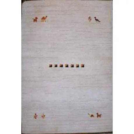 One Of The Kind Indian Hand-Knotted Gabbeh Rug 6'6" X 4'6"